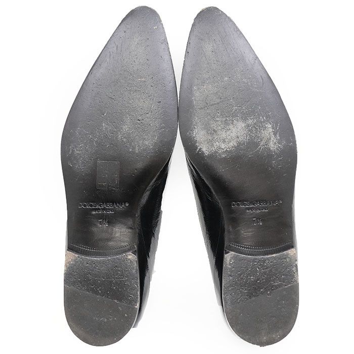 Dolce & Gabbana Dolce & Gabbana Dolce&Gabbana Eel Leather Derby Shoes Leather Shoes DUTY FREE for USA Size ONE SIZE - 9 Thumbnail