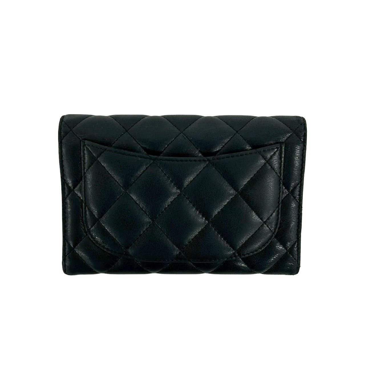 Chanel Chanel Chanel Matelasse Lambskin Wallet Leather Short Wallet DUTY FREE for USA Size ONE SIZE - 3 Thumbnail
