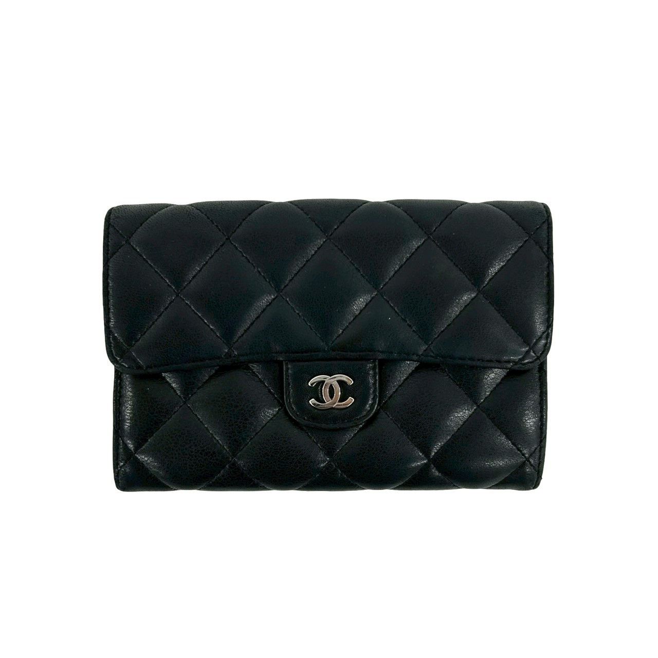 Chanel Chanel Chanel Matelasse Lambskin Wallet Leather Short Wallet DUTY FREE for USA Size ONE SIZE - 2 Thumbnail