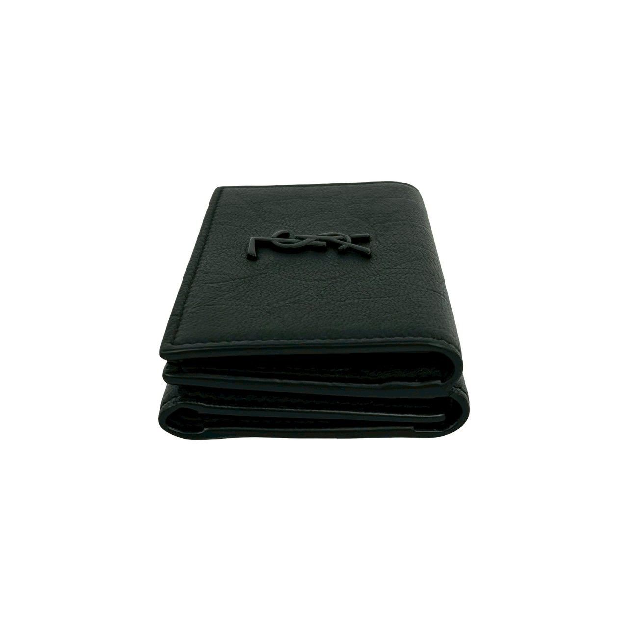 Yves Saint Laurent Yves Saint Laurent Saint Laurent Paris Leather Trifold Wallet Leather Short Wallet 59051 DUTY FREE for USA Size ONE SIZE - 5 Thumbnail