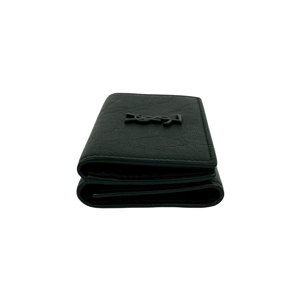 Yves Saint Laurent Yves Saint Laurent Saint Laurent Paris Leather Trifold Wallet Leather Short Wallet 59051 DUTY FREE for USA Size ONE SIZE - 6 Thumbnail