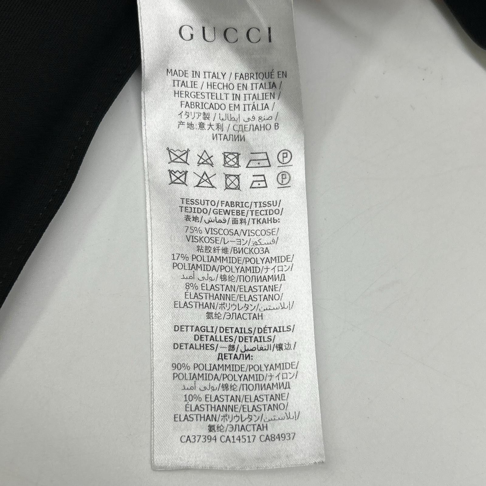 Gucci Gucci Gucci Rayon Blend Leggings Textile Bottoms 610943XJCCX DUTY FREE for USA Size ONE SIZE - 4 Thumbnail