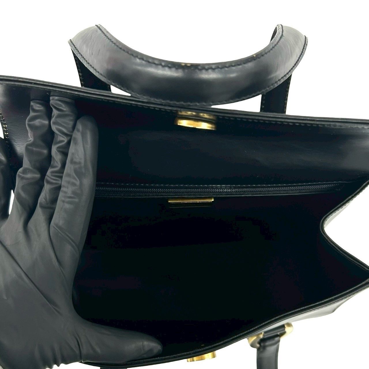Dior Dior Christian Dior Leather Handbag Leather Tote Bag DUTY FREE for USA Size ONE SIZE - 10 Thumbnail