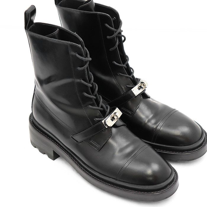 Hermes Hermes Hermes WS222070Z Leather Lace Up Boots Leather Shoes DUTY FREE for USA Size ONE SIZE - 15 Thumbnail