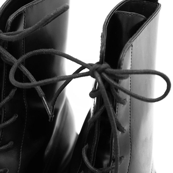 Hermes Hermes Hermes WS222070Z Leather Lace Up Boots Leather Shoes DUTY FREE for USA Size ONE SIZE - 2 Thumbnail
