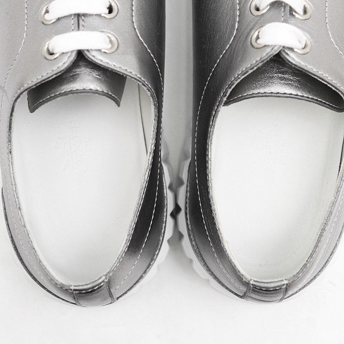 Hermes Hermes Hermes Cross Leather Platform Sneakers Leather Shoes DUTY FREE for USA Size ONE SIZE - 16 Thumbnail