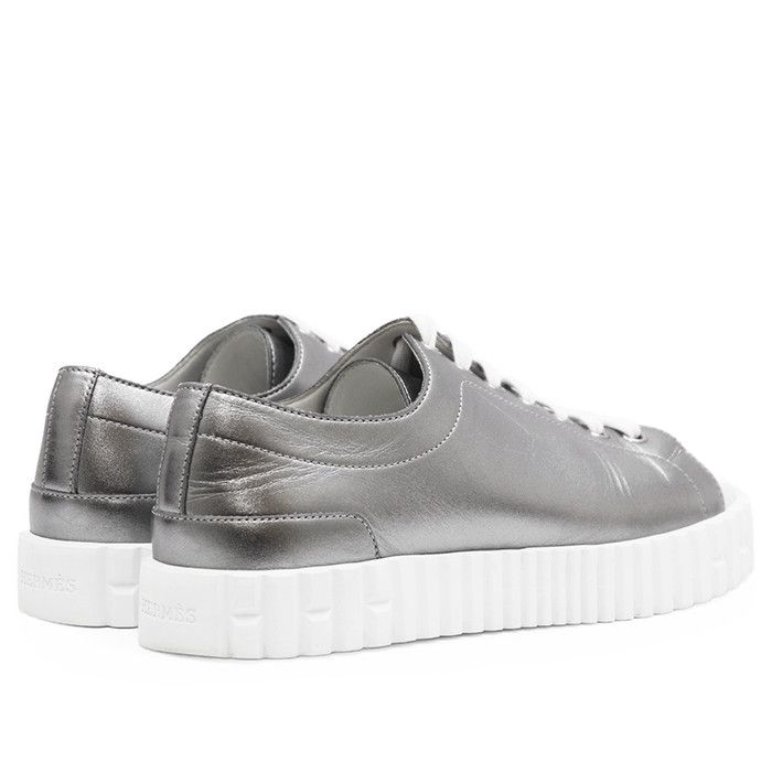 Hermes Hermes Hermes Cross Leather Platform Sneakers Leather Shoes DUTY FREE for USA Size ONE SIZE - 17 Thumbnail