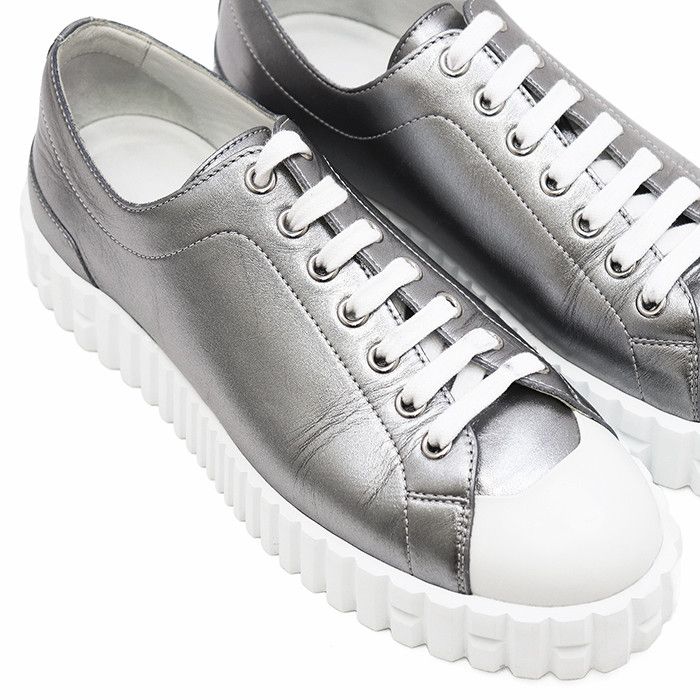 Hermes Hermes Hermes Cross Leather Platform Sneakers Leather Shoes DUTY FREE for USA Size ONE SIZE - 12 Thumbnail