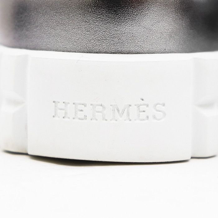 Hermes Hermes Hermes Cross Leather Platform Sneakers Leather Shoes DUTY FREE for USA Size ONE SIZE - 5 Thumbnail