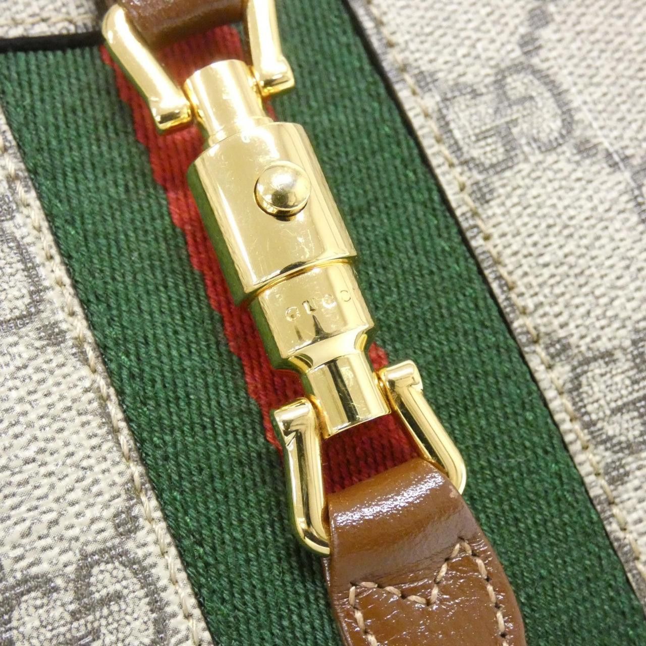 Gucci Gucci Gucci JACKIE 1961 GG Supreme Canvas Shoulder Bag Textile Crossbody Bag 637092HUHHG DUTY FREE for USA Size ONE SIZE - 4 Thumbnail