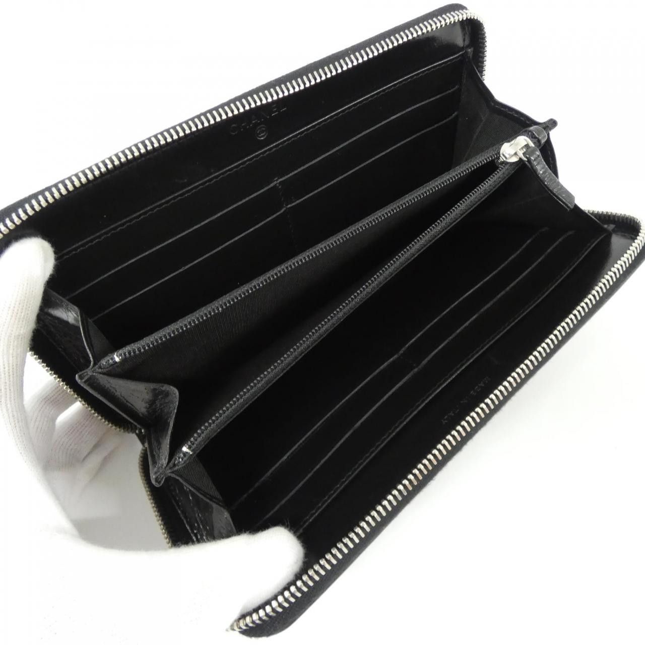 Chanel Chanel Chanel Calf Long Wallet Leather Long Wallet 82190 DUTY FREE for USA Size ONE SIZE - 6 Thumbnail