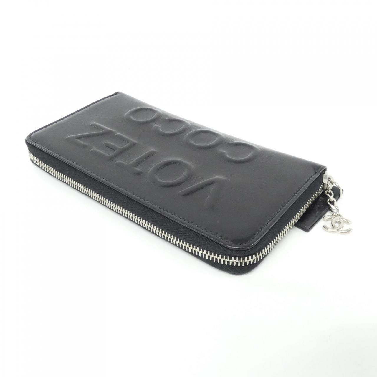 Chanel Chanel Chanel Calf Long Wallet Leather Long Wallet 82190 DUTY FREE for USA Size ONE SIZE - 3 Thumbnail