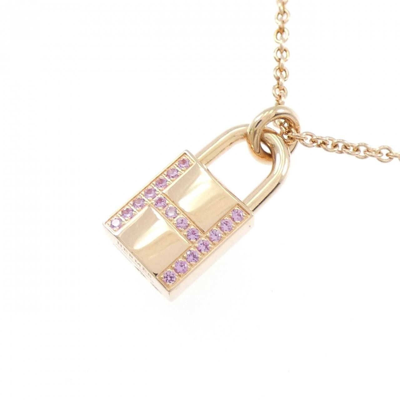 Hermes Hermes Hermes Kelly Cadenas 750 Pink Gold Necklace Precious Metal Necklace DUTY FREE for USA Size ONE SIZE - 3 Thumbnail