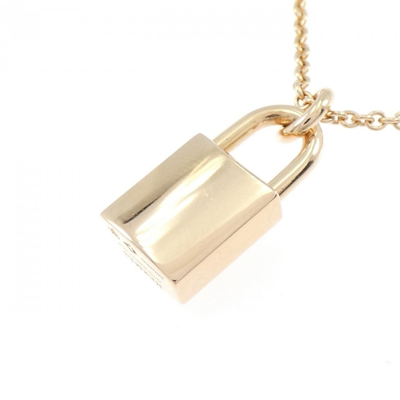 Hermes Hermes Hermes Kelly Cadenas 750 Pink Gold Necklace Precious Metal Necklace DUTY FREE for USA Size ONE SIZE - 4 Thumbnail