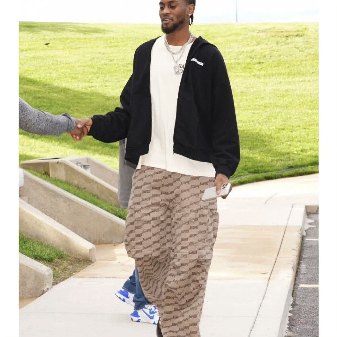 Balenciaga Balenciaga Casual Printed Casual Pants 28 Men Size US 28 / EU 44 - 5 Thumbnail
