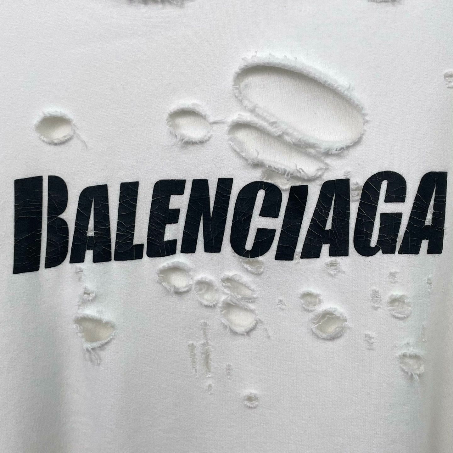 Balenciaga Balenciaga Fleece Printed Hoodie xs Men Size US XS / EU 42 / 0 - 4 Thumbnail