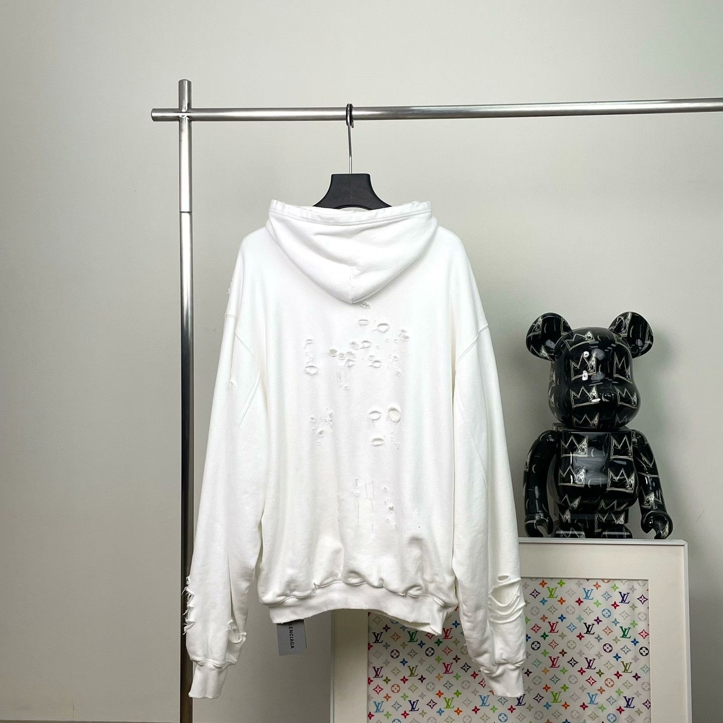 Balenciaga Balenciaga Fleece Printed Hoodie xs Men Size US XS / EU 42 / 0 - 2 Thumbnail