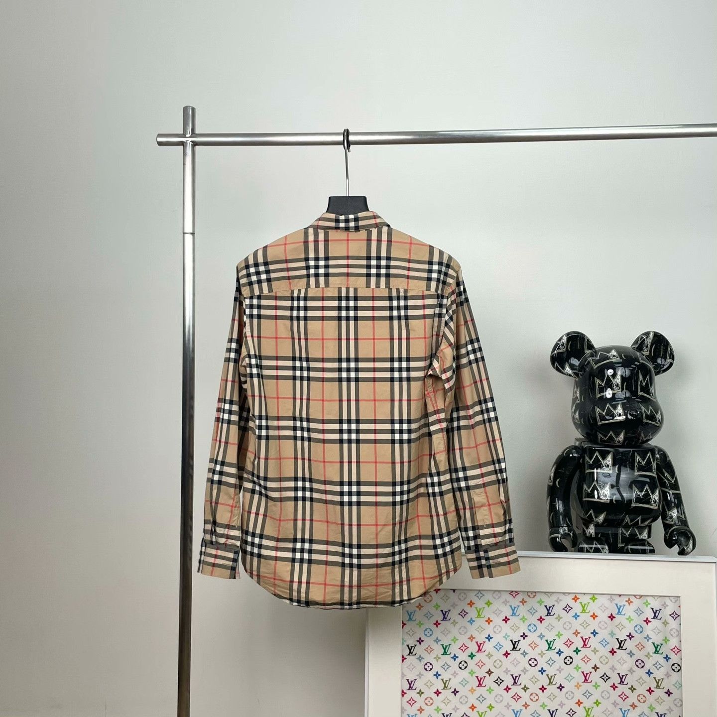 Burberry Burberry Embroidered Plaid Shirt s Men Size US S / EU 44-46 / 1 - 2 Thumbnail