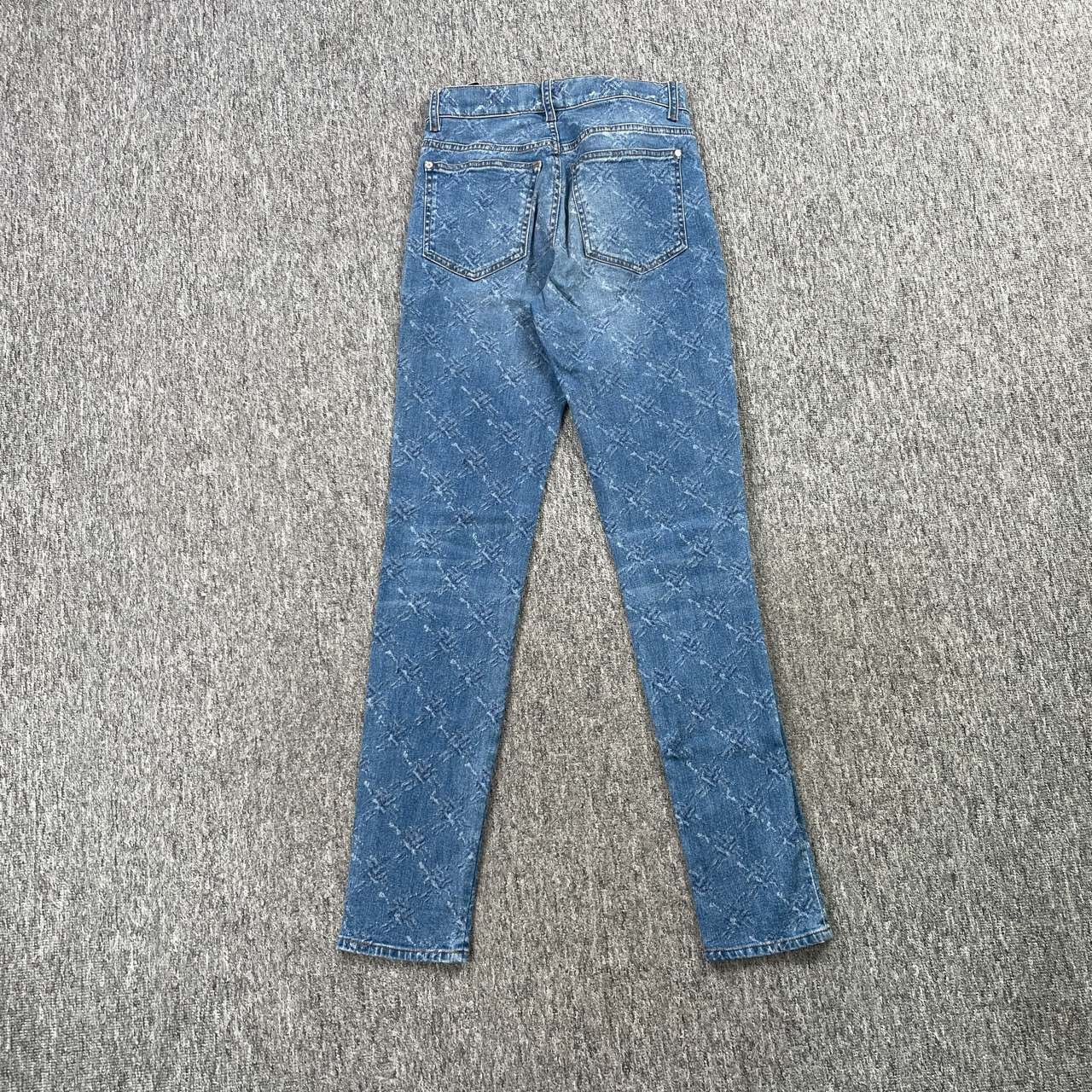 Chanel Chanel Denim Printed Blue Jeans 36 Women Size 36" / US 14 / IT 50 - 2 Thumbnail