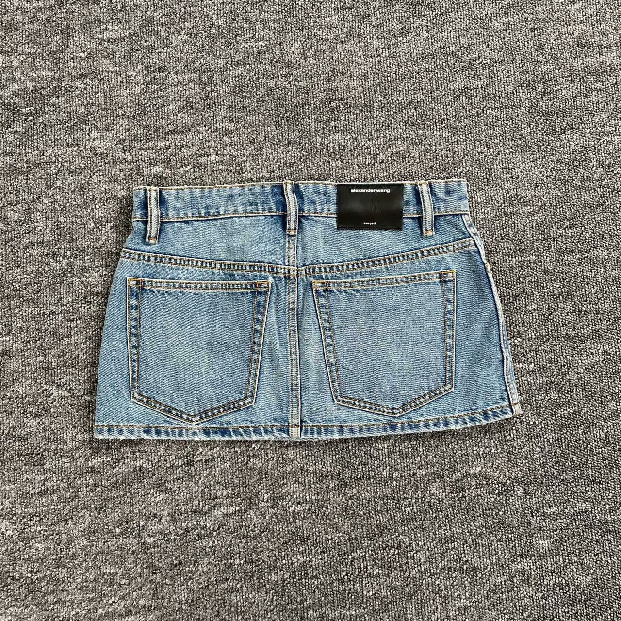 Alexander Wang Alexander Wang Retro Blue Skirt 30 Women Size 30" / US 8 / IT 44 - 2 Thumbnail