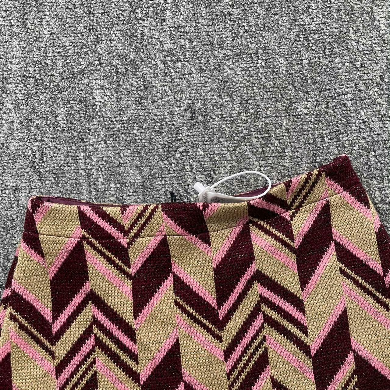 Miu Miu Miu Miu Wool Graphic Multi Skirt 38 Women Size 38" / US 16 / IT 52 - 3 Thumbnail