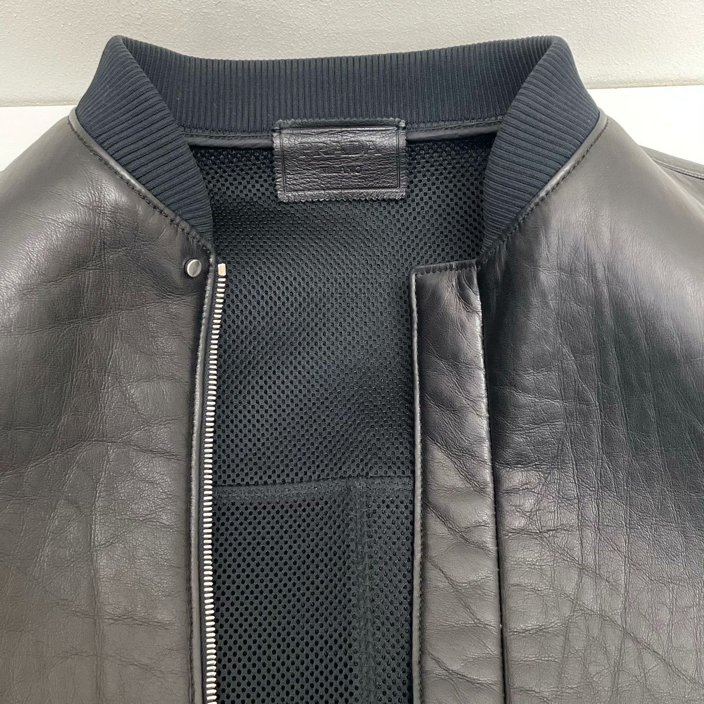 Prada Prada Leather Black Leather Jacket l Men Size US L / EU 52-54 / 3 - 5 Thumbnail