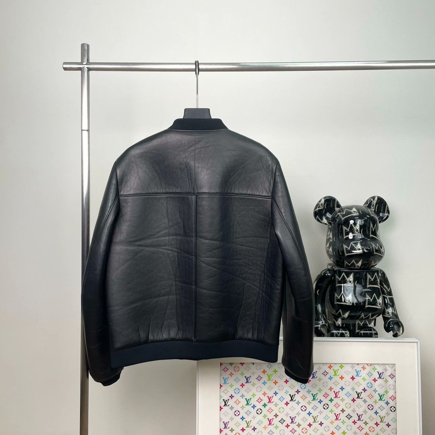 Prada Prada Leather Black Leather Jacket l Men Size US L / EU 52-54 / 3 - 2 Thumbnail