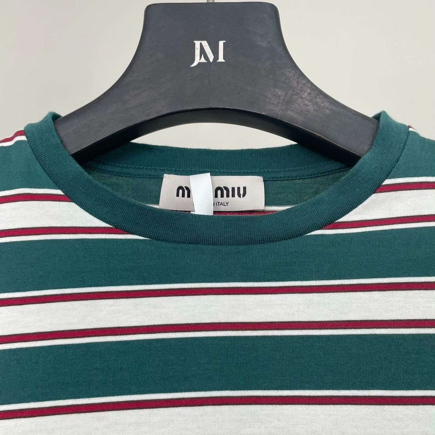 Miu Miu Miu Miu Striped T-Shirt XS Women Size XS / US 0-2 / IT 36-38 - 2 Thumbnail