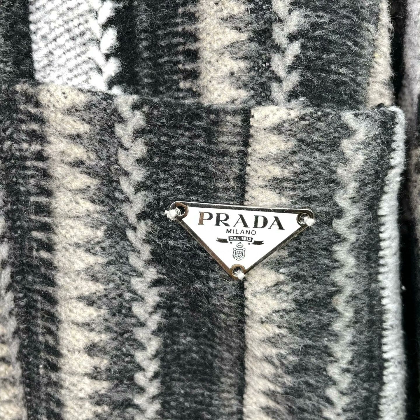 Prada Prada Wool Striped Shirt m Men Size US M / EU 48-50 / 2 - 3 Thumbnail