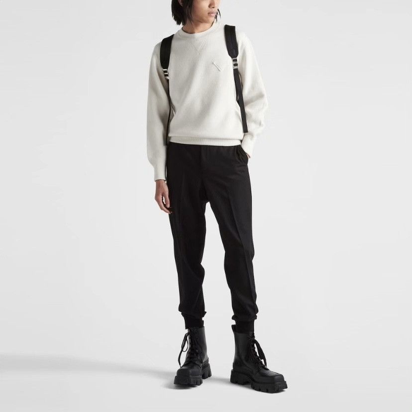 Prada Prada White Sweater l Men Size US L / EU 52-54 / 3 - 6 Thumbnail