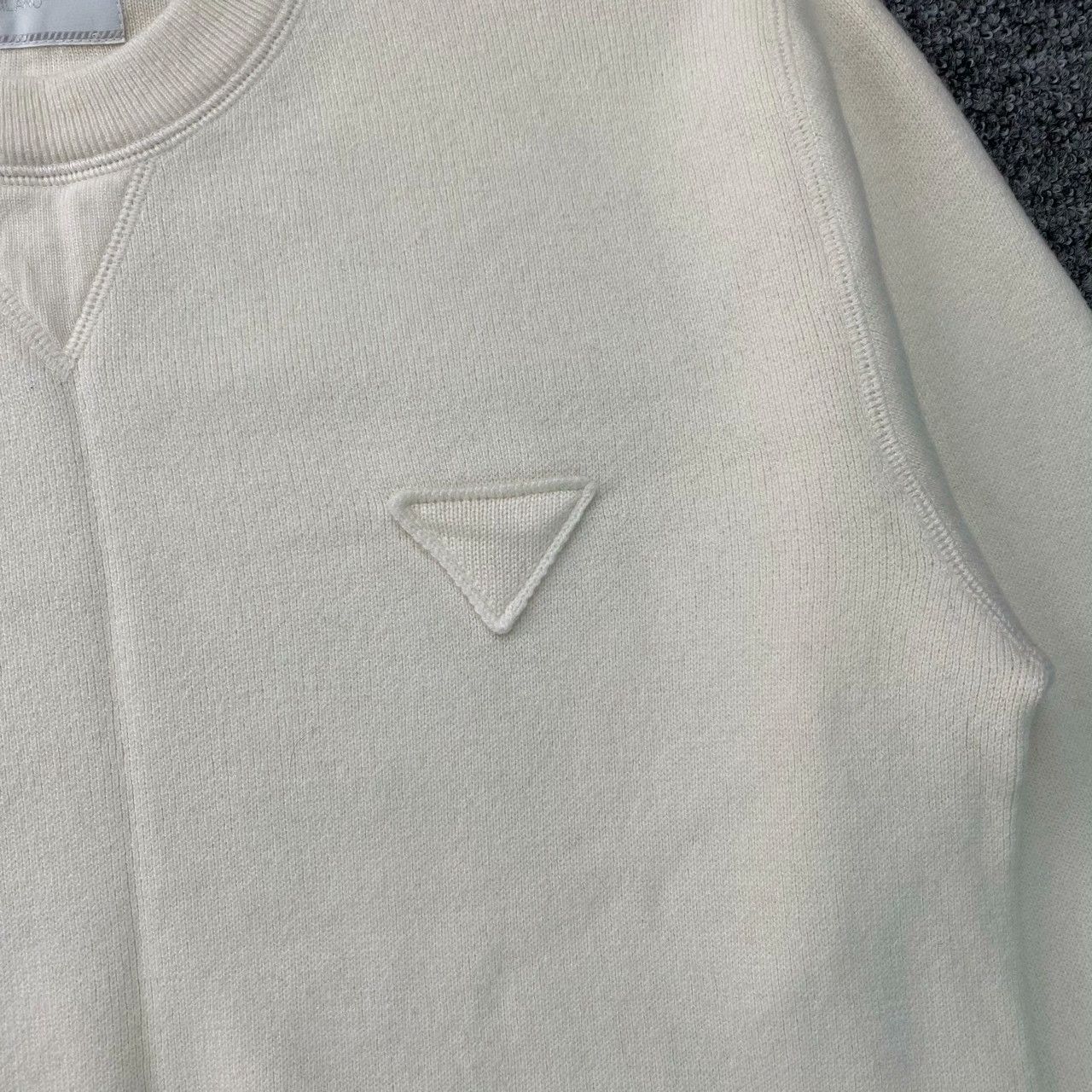 Prada Prada White Sweater l Men Size US L / EU 52-54 / 3 - 3 Thumbnail