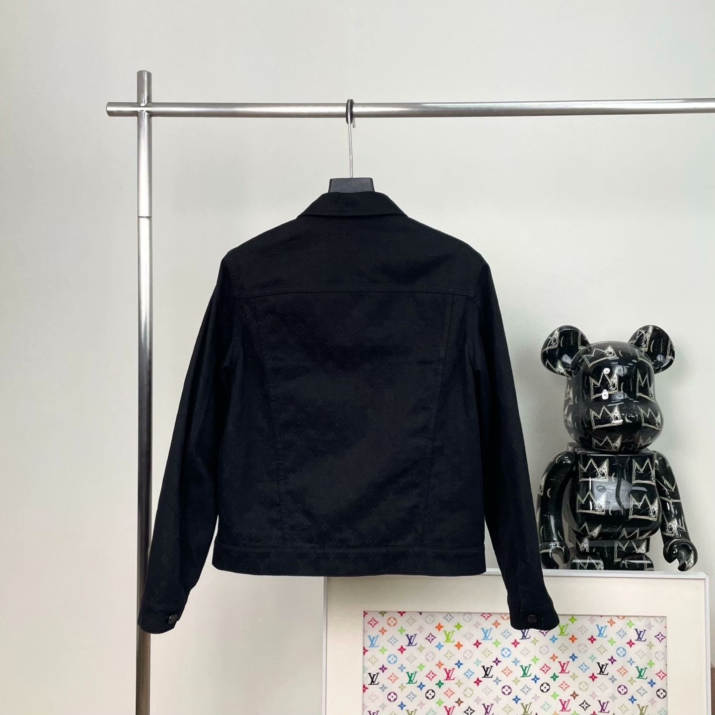 Louis Vuitton Louis Vuitton Denim Black Jacket S Women Size S / US 4 / IT 40 - 2 Thumbnail