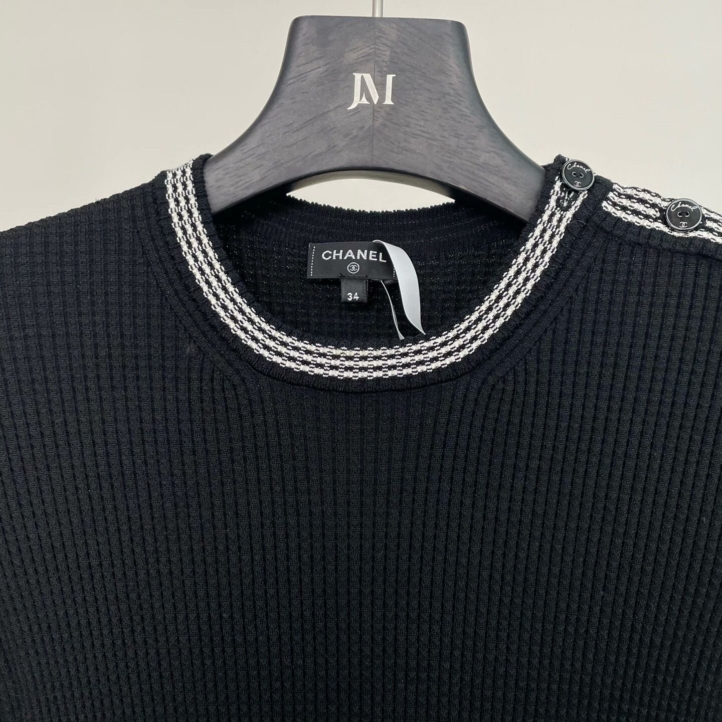 Chanel Chanel Knit Black Dress it_34 Women Size XXS / US 00 / IT 34 - 3 Thumbnail