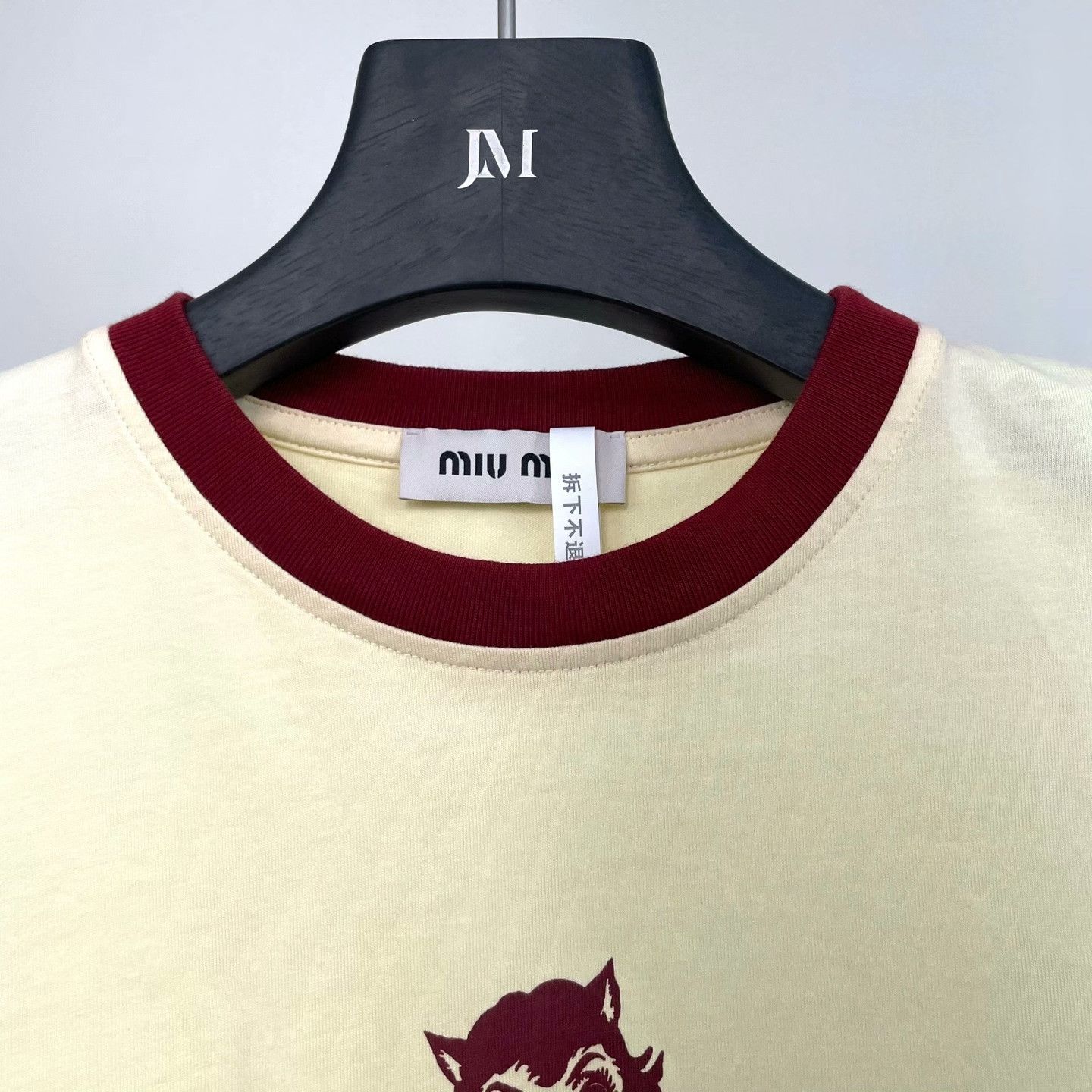 Miu Miu Miu Miu Retro Printed Multi T-Shirt S Women Size S / US 4 / IT 40 - 3 Thumbnail