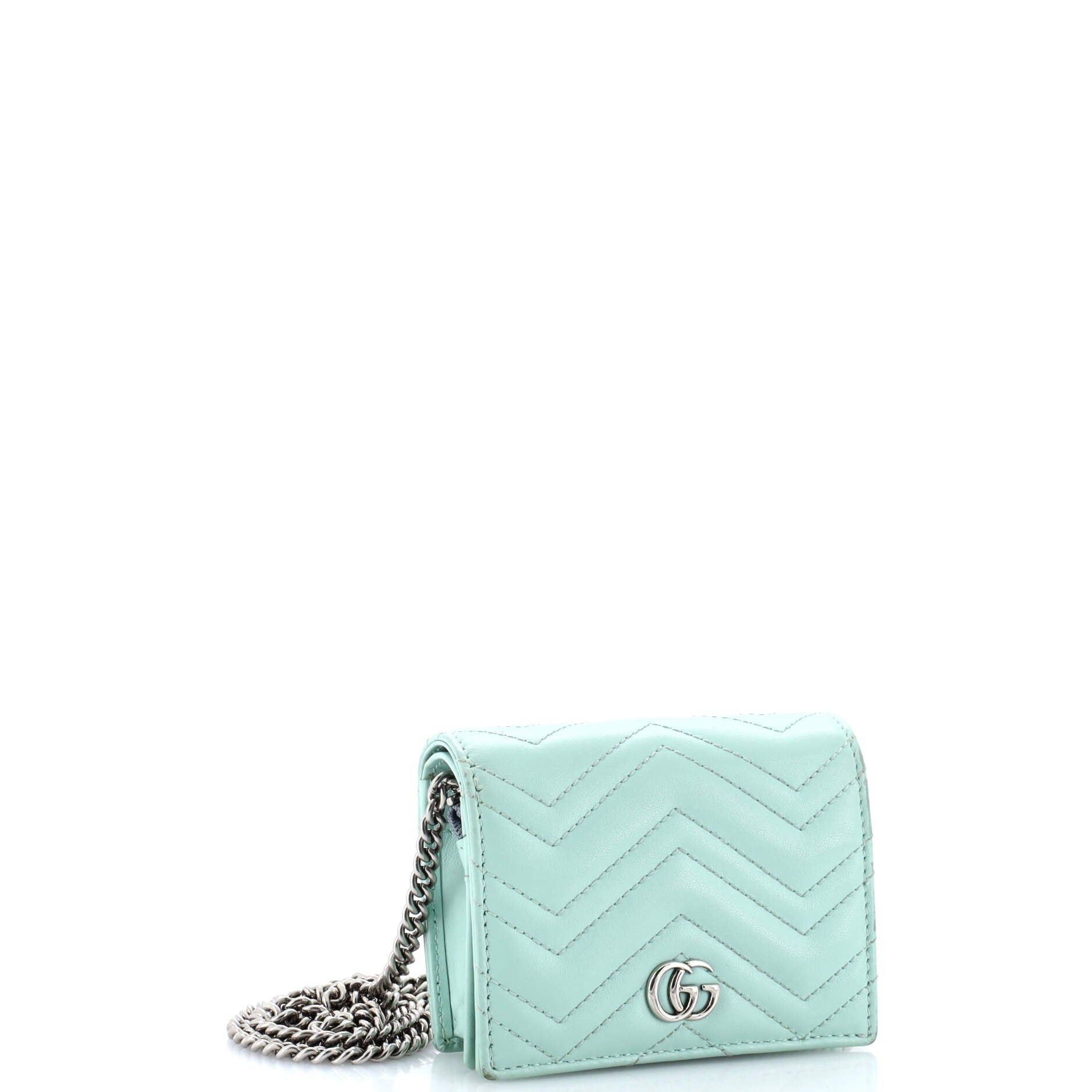 Gucci GG Marmont Card Case on Chain Size ONE SIZE - 2 Thumbnail