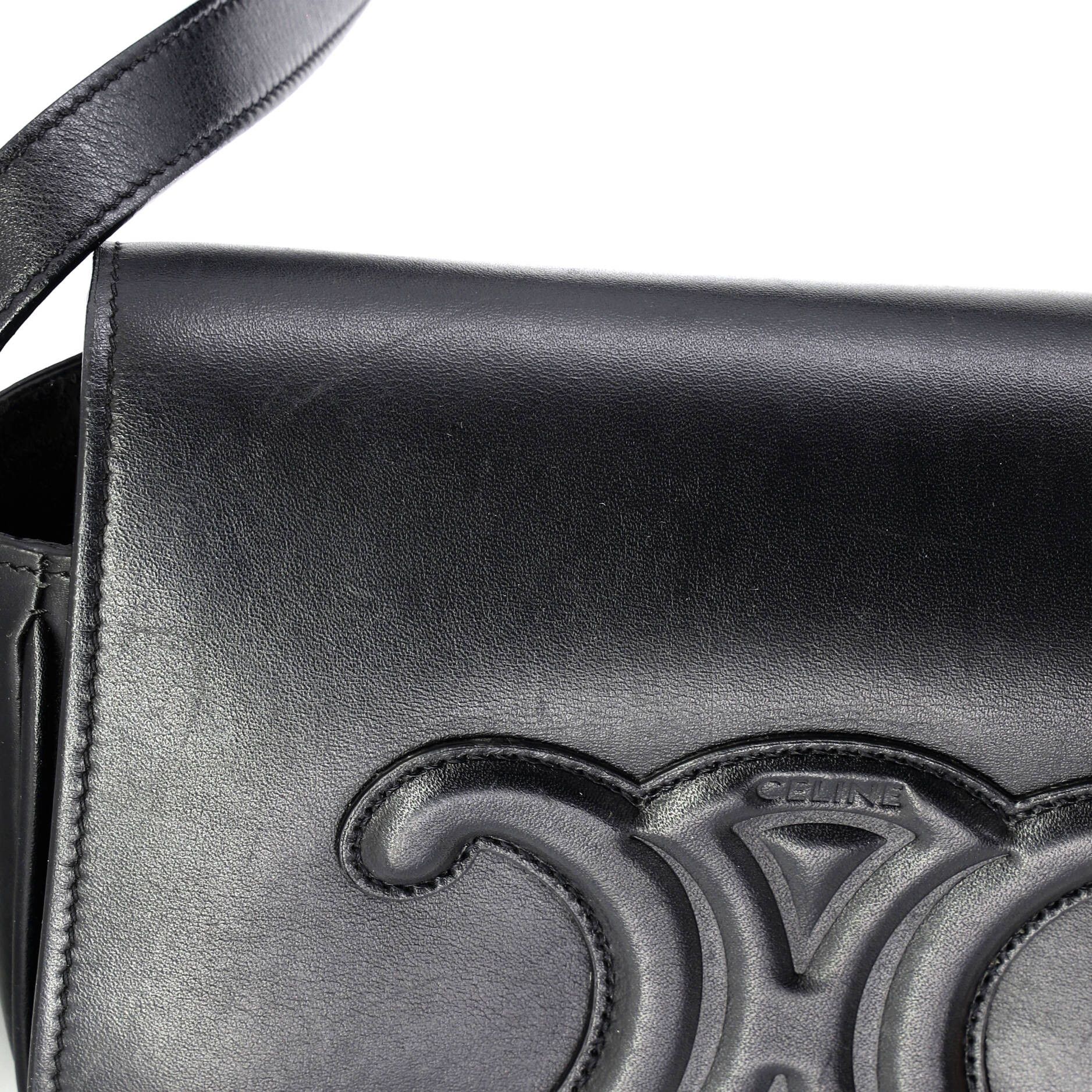 Celine Cuir Triomphe Folco Bag Size ONE SIZE - 7 Thumbnail