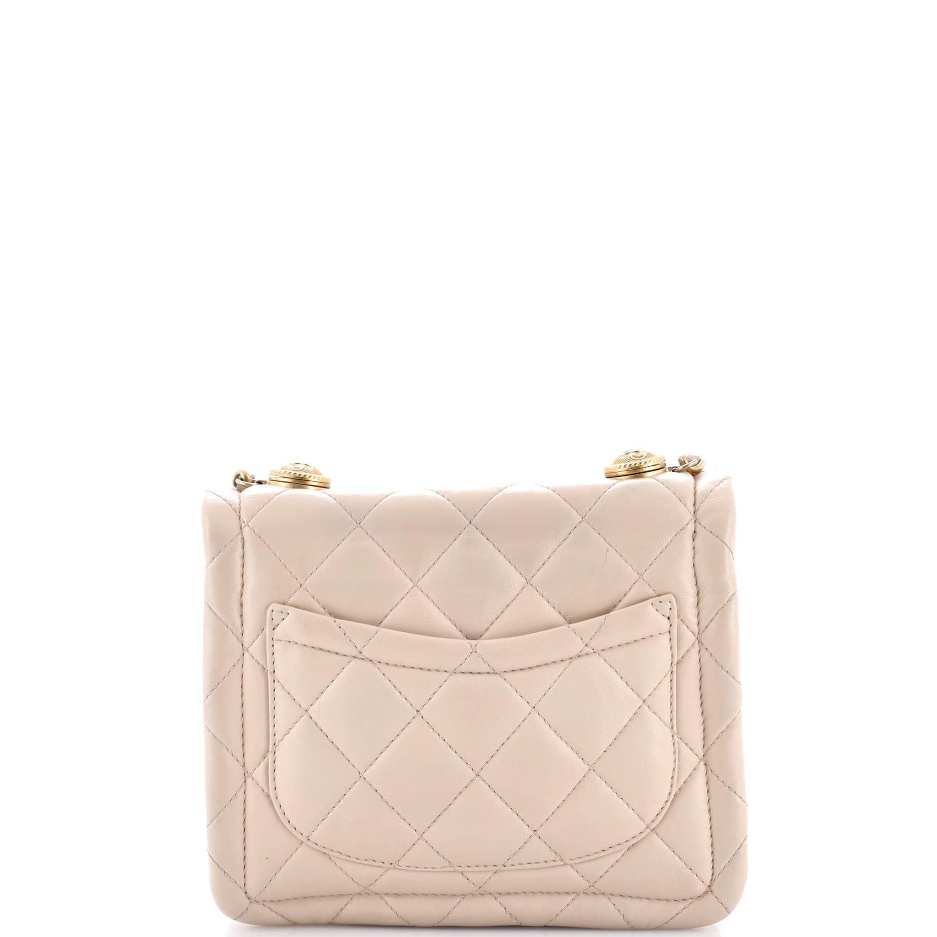 Chanel Button on Top Flap Bag Size ONE SIZE - 3 Thumbnail