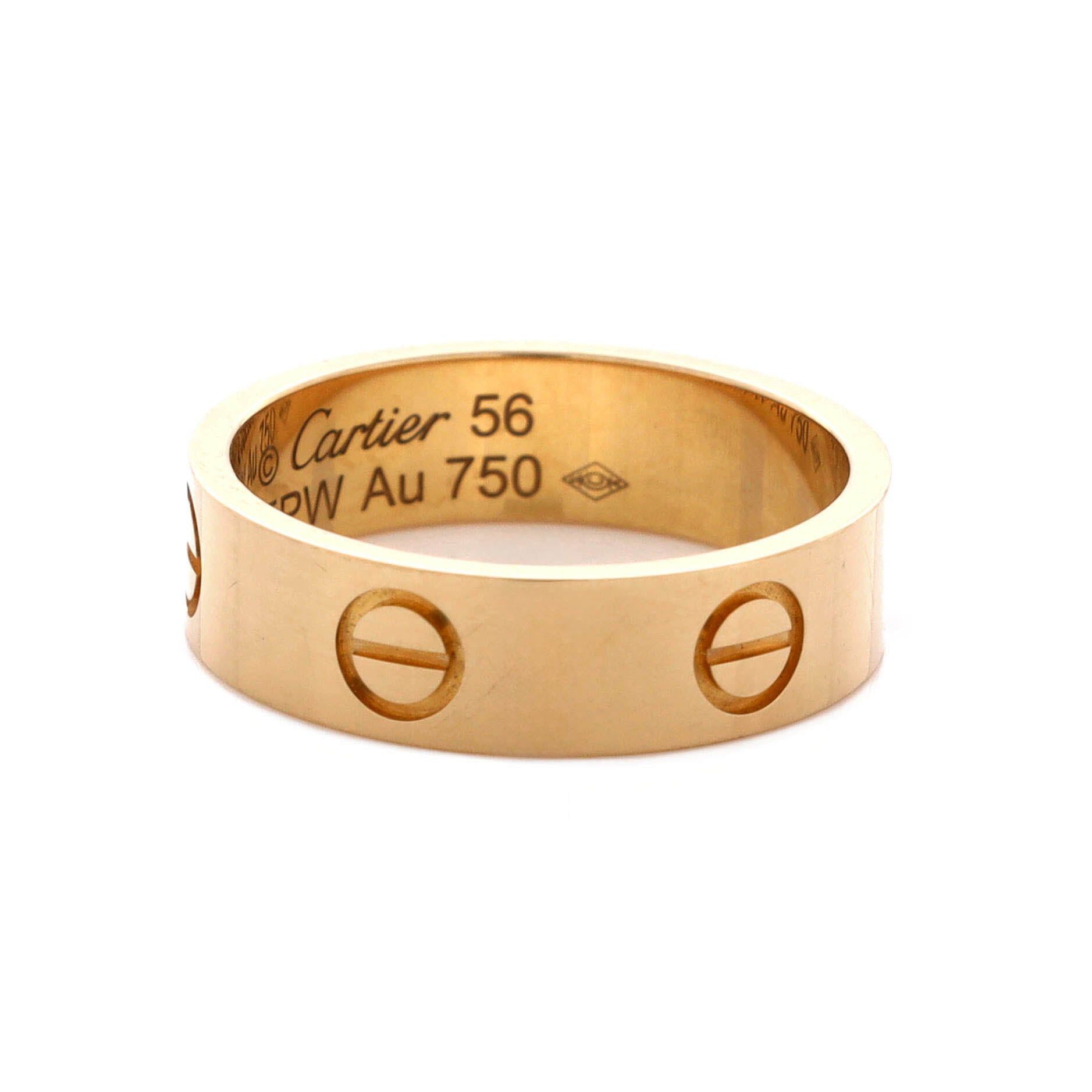 Cartier Love Band Ring Size ONE SIZE - 3 Thumbnail