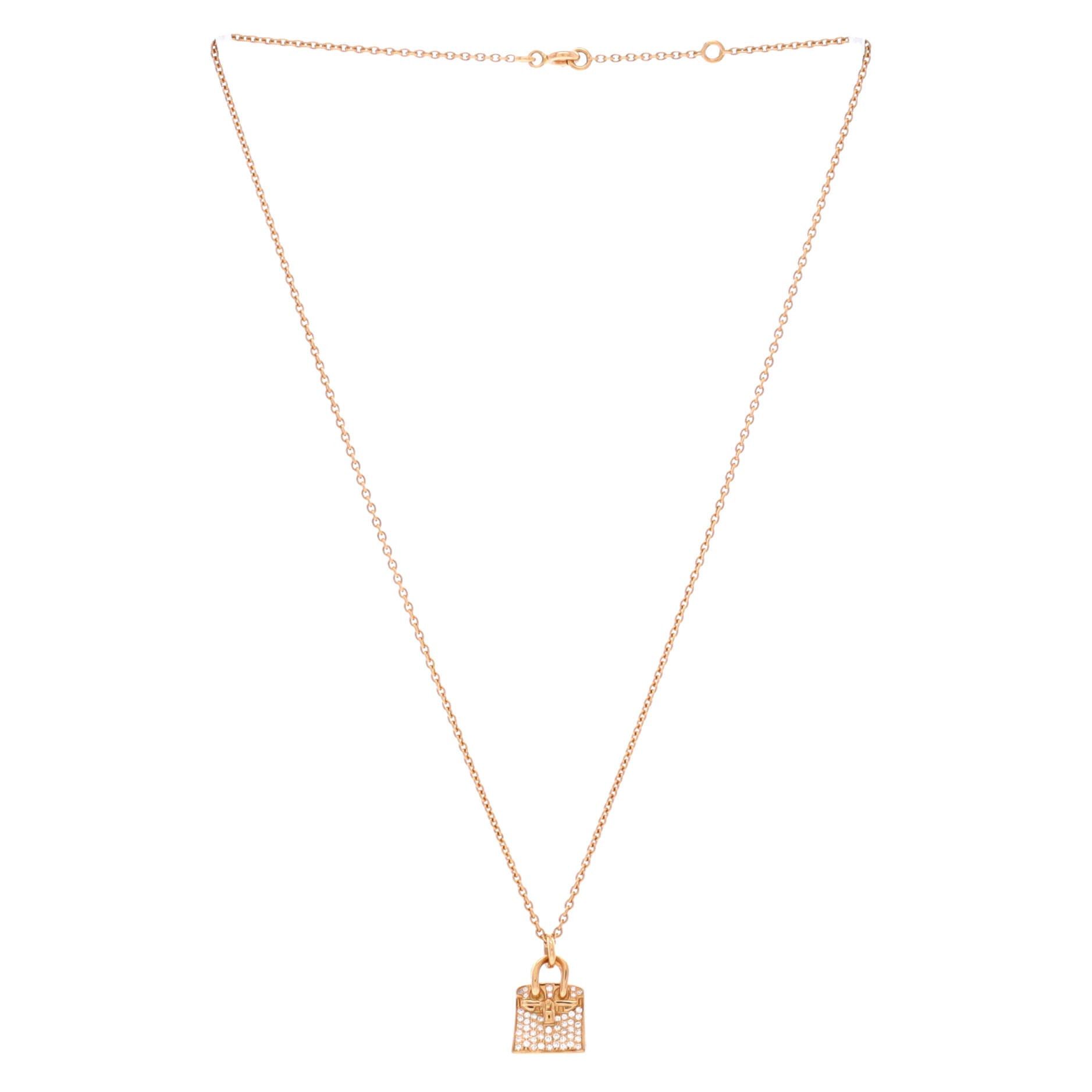 Hermes Birkin Amulette Pendant Necklace Size ONE SIZE - 2 Thumbnail