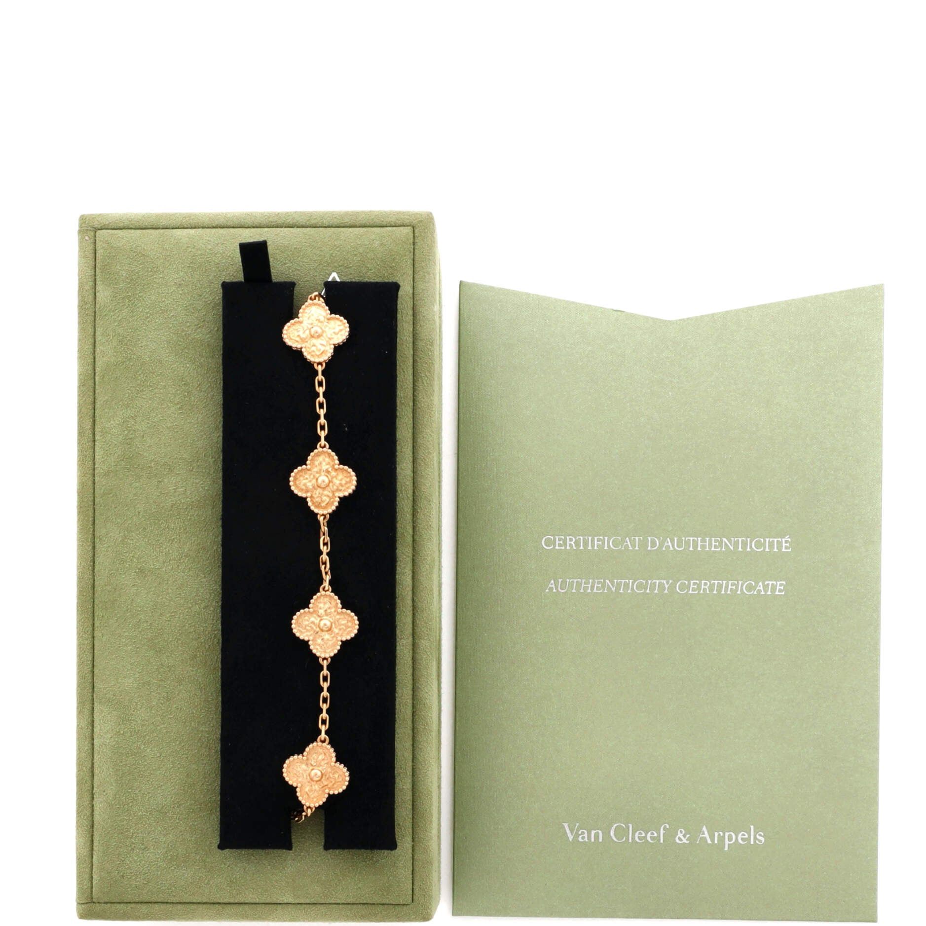 Van Cleef & Arpels Vintage Alhambra 5 Motifs Bracelet Size ONE SIZE - 2 Thumbnail