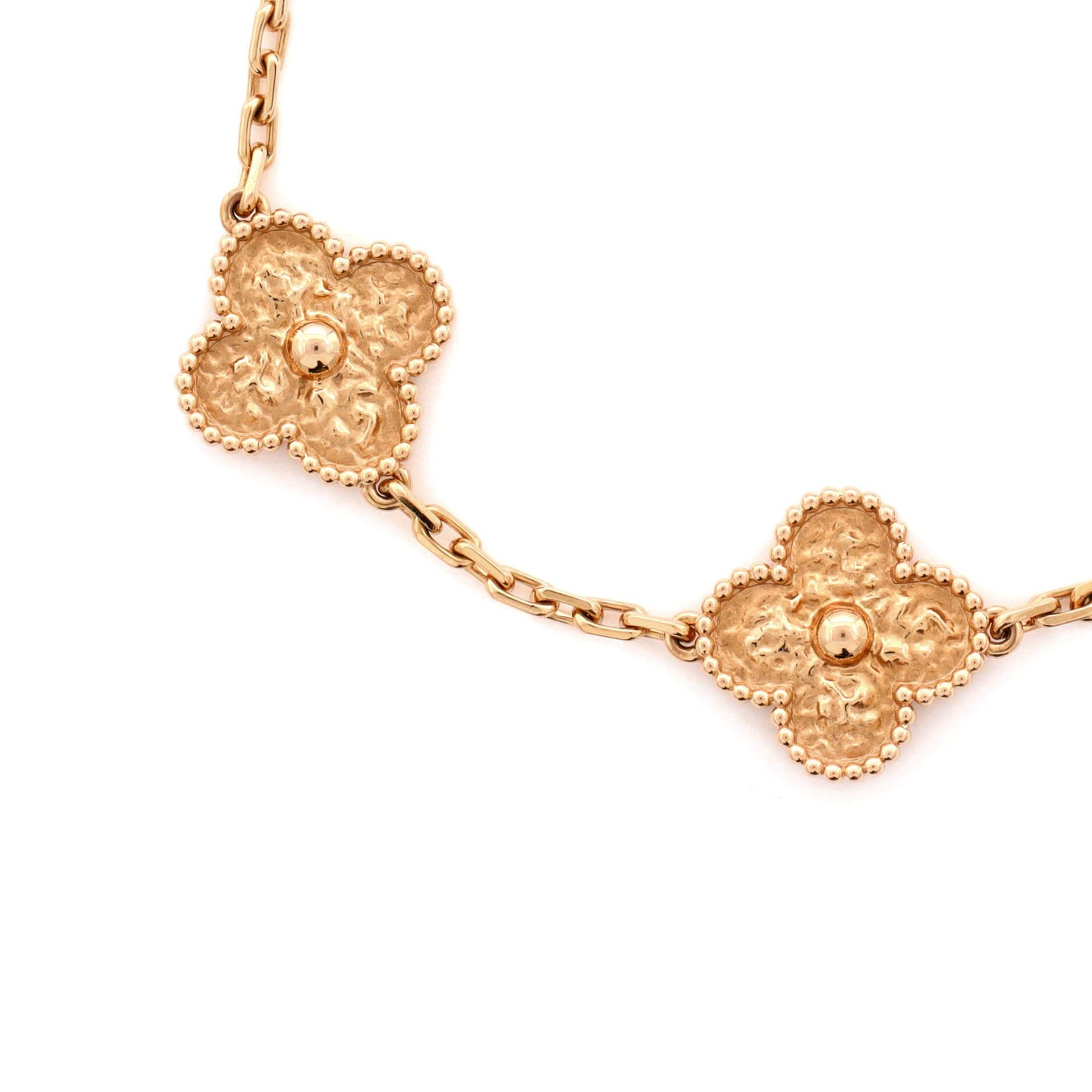 Van Cleef & Arpels Vintage Alhambra 5 Motifs Bracelet Size ONE SIZE - 3 Thumbnail