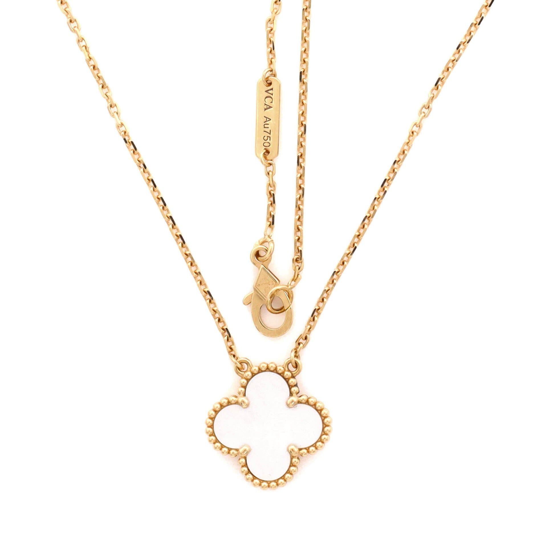 Van Cleef & Arpels Vintage Alhambra Pendant Necklace Size ONE SIZE - 3 Thumbnail
