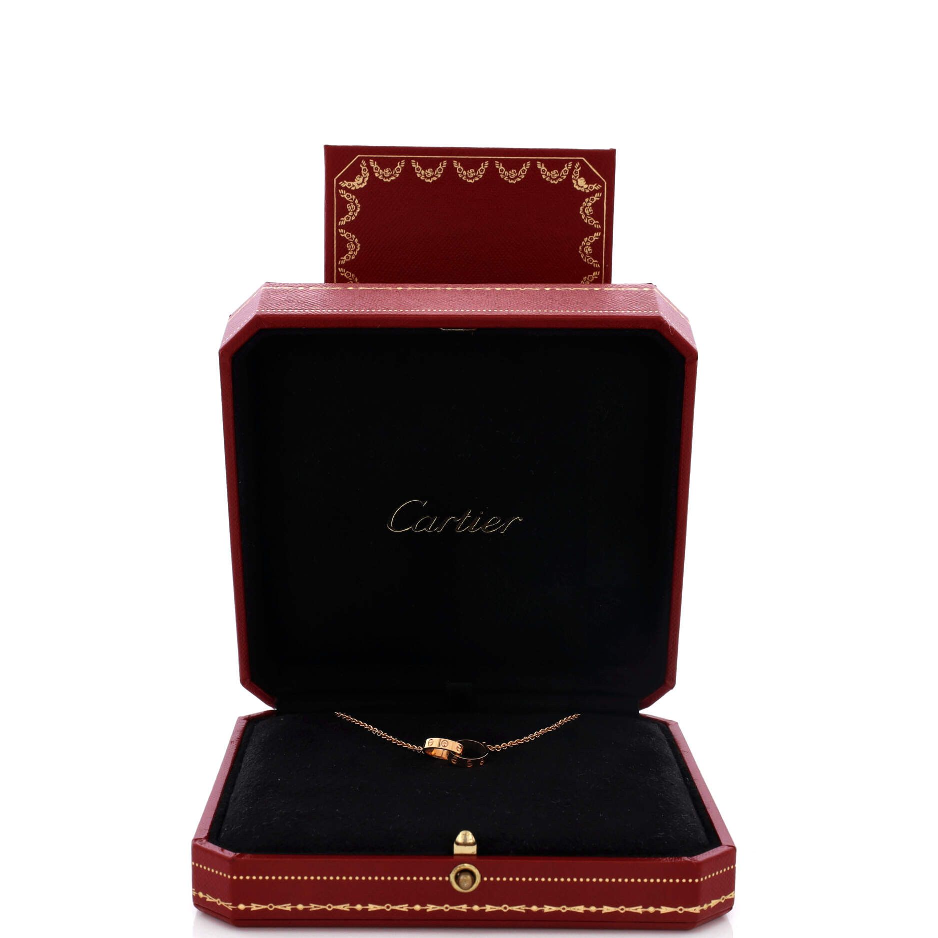 Cartier Love Interlocking Necklace Size ONE SIZE - 2 Thumbnail