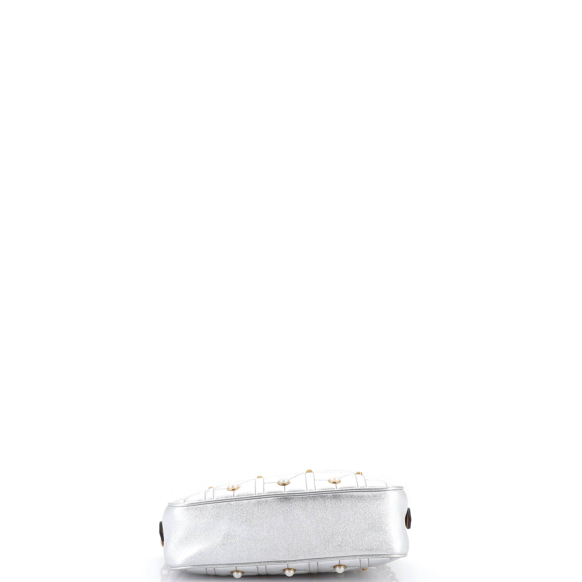 Gucci Pearly GG Marmont Shoulder Bag Size ONE SIZE - 4 Thumbnail