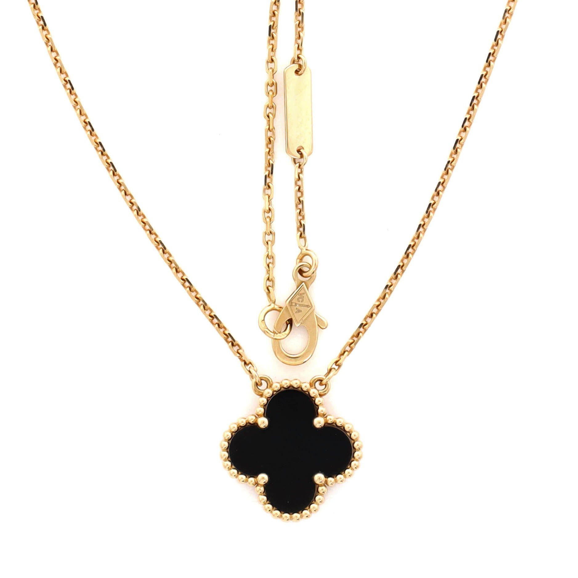 Van Cleef & Arpels Vintage Alhambra Pendant Necklace Size ONE SIZE - 2 Thumbnail