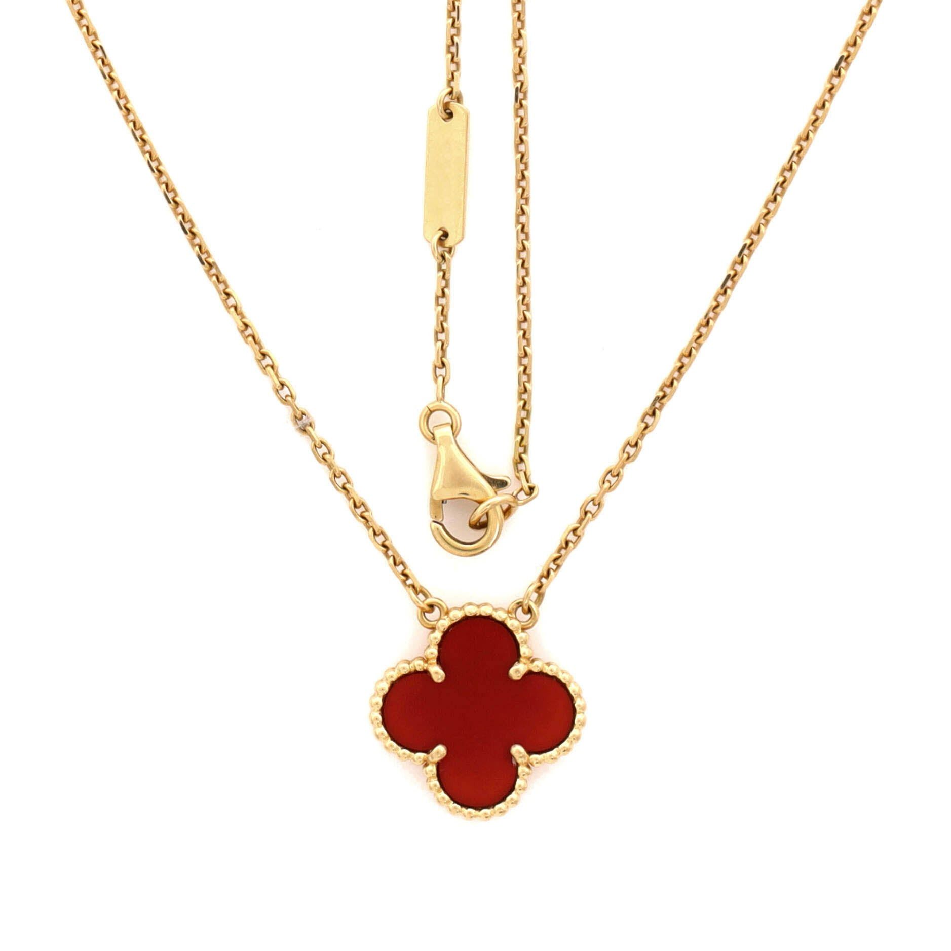 Van Cleef & Arpels Vintage Alhambra Pendant Necklace Size ONE SIZE - 2 Thumbnail