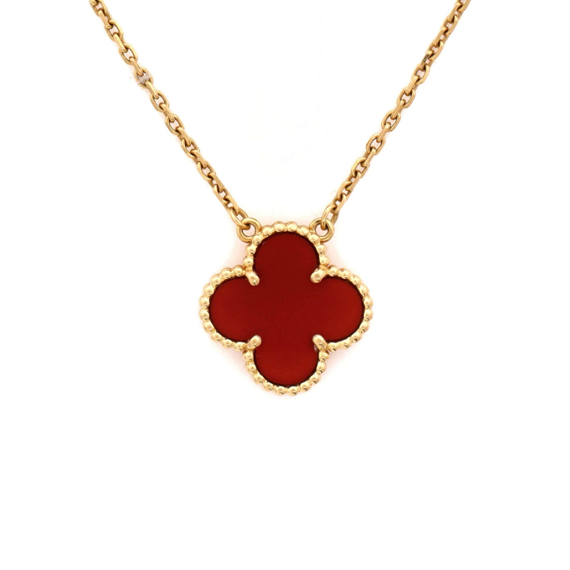Van Cleef & Arpels Vintage Alhambra Pendant Necklace Size ONE SIZE - 3 Thumbnail