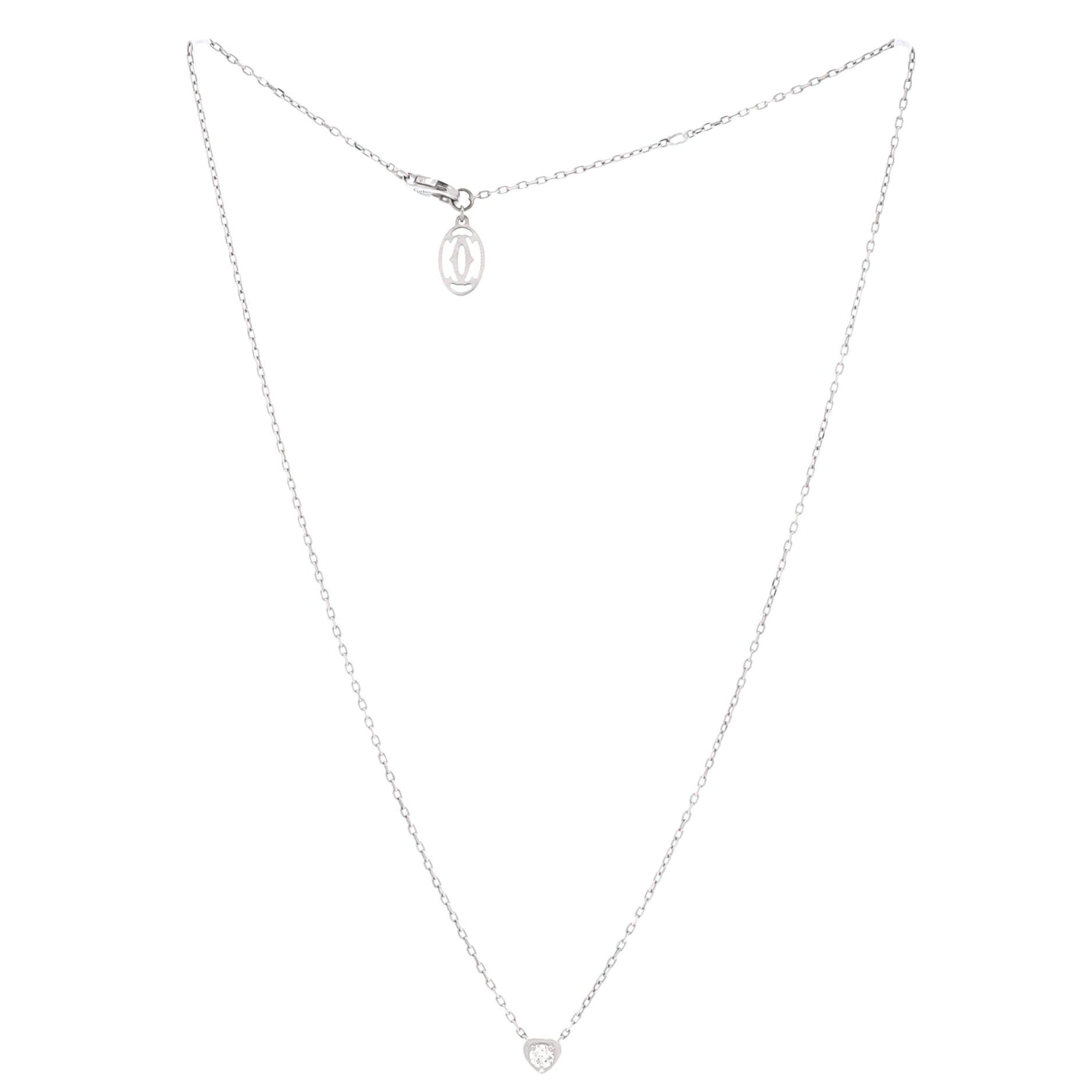 Cartier D'Amour Heart Pendant Necklace Size ONE SIZE - 2 Thumbnail