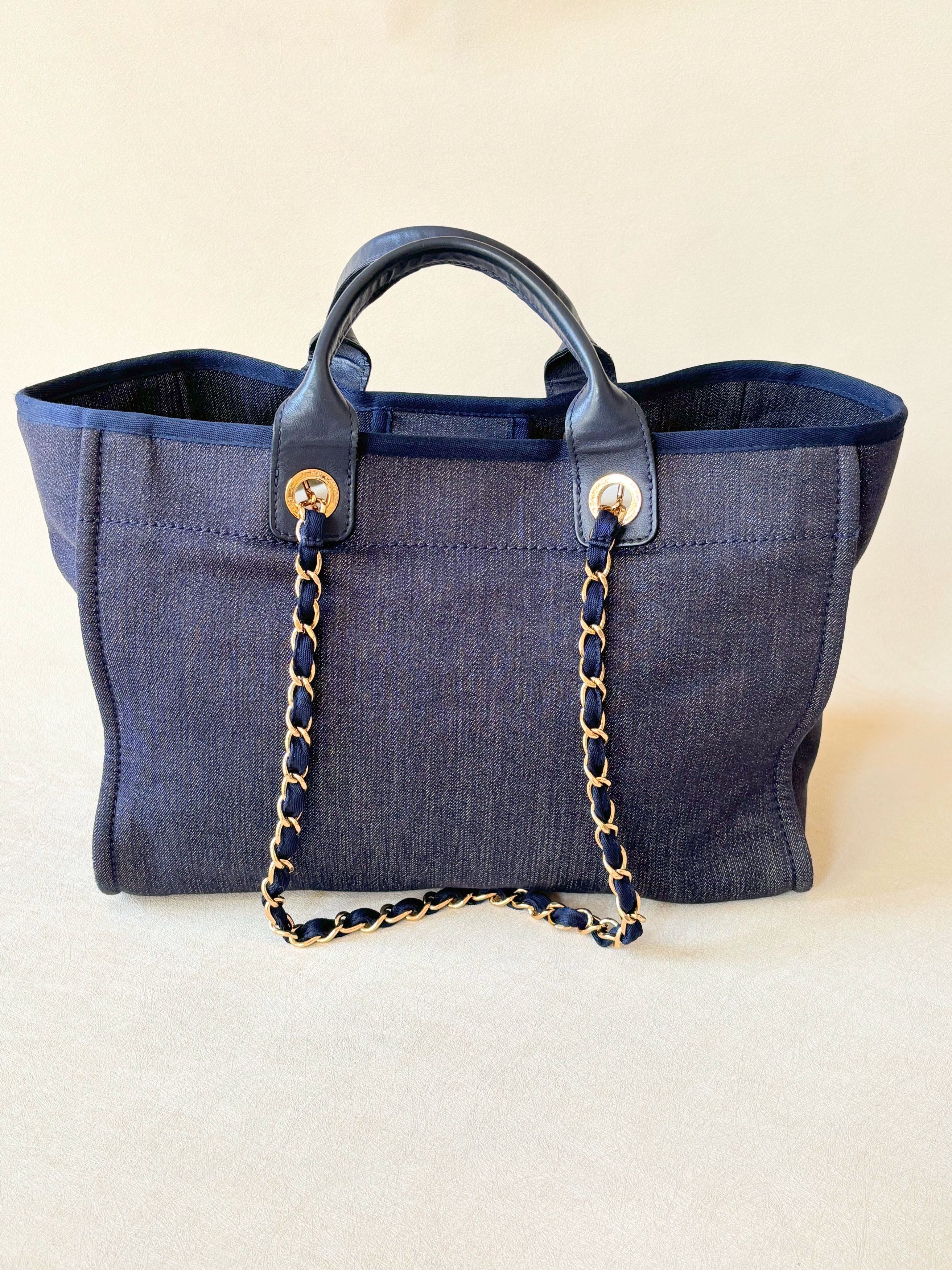 Chanel Cabas Deauville Denim Size ONE SIZE - 6 Thumbnail