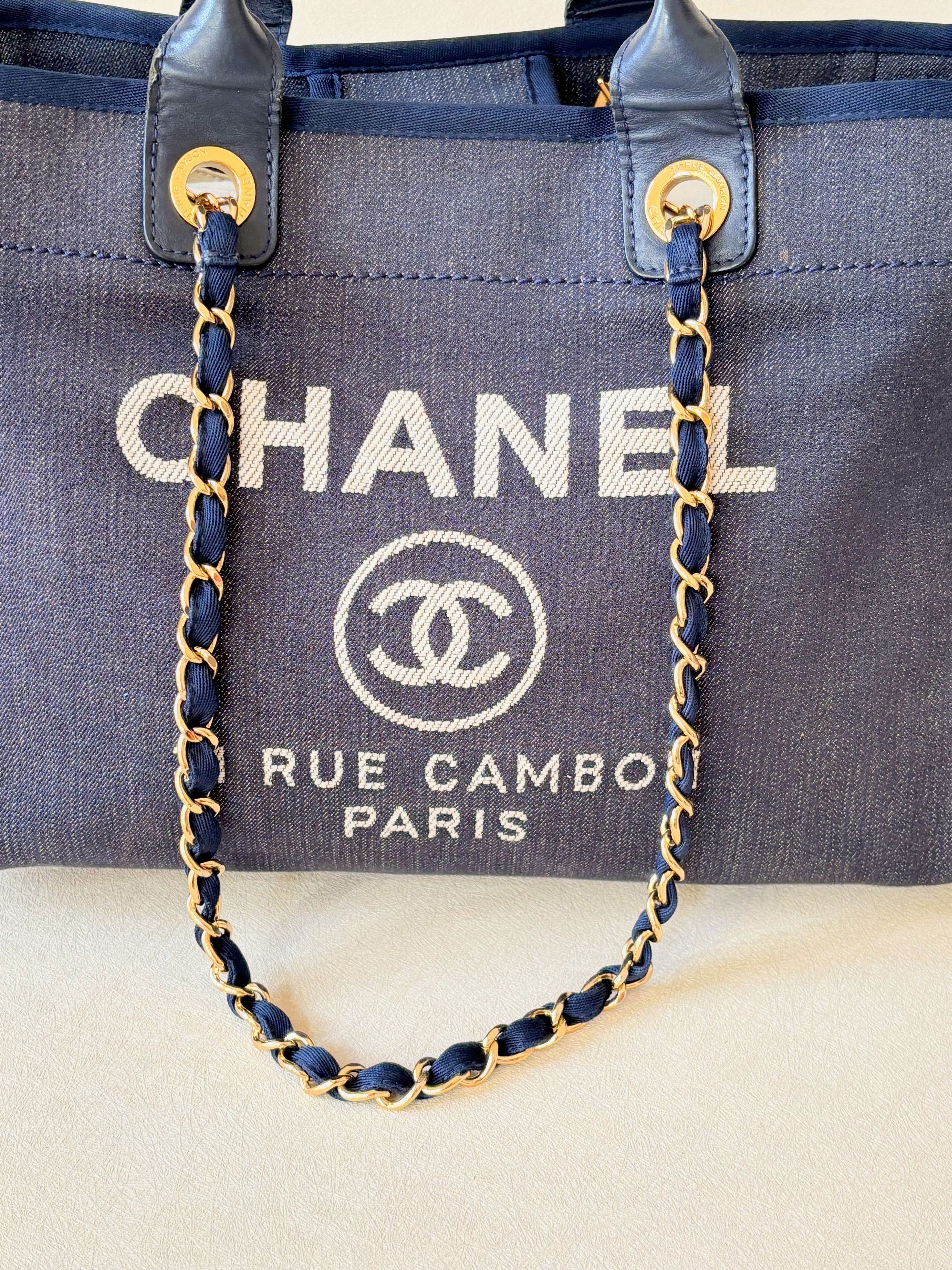 Chanel Cabas Deauville Denim Size ONE SIZE - 2 Thumbnail